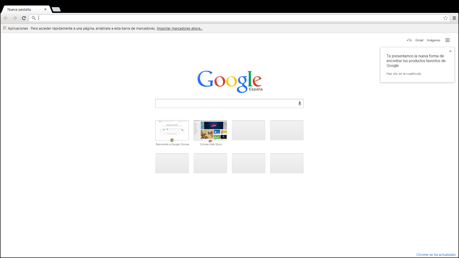 Navegadores y Modern UI: Google Chrome  Surface Pro